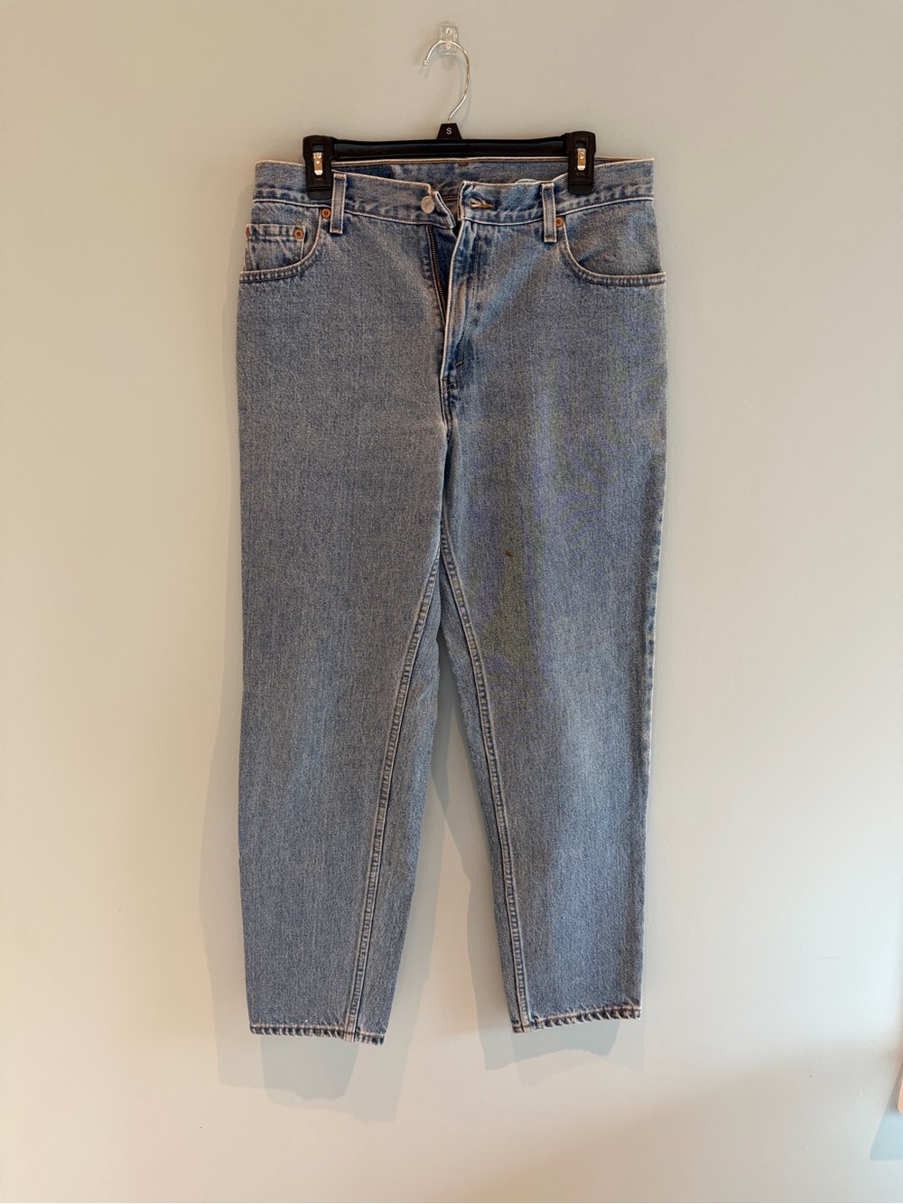 Levi's Blue Relaxed Fit 550 Tapered Jeans